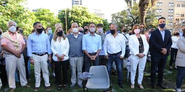 Juntos por el Cambio. Presidentes partidos que integran JXC. (Foto: Clarín)
