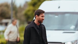 Lionel Messi llegó al país para su último partido con la Selección en Argentina (Prensa Argentina).