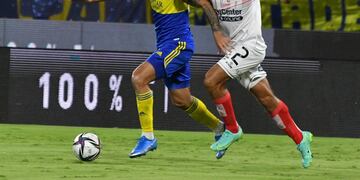 Nicolás Orsini en el triunfo de Boca por 4 a 1 ante Central Córdoba de Rosario en Copa Argentina.