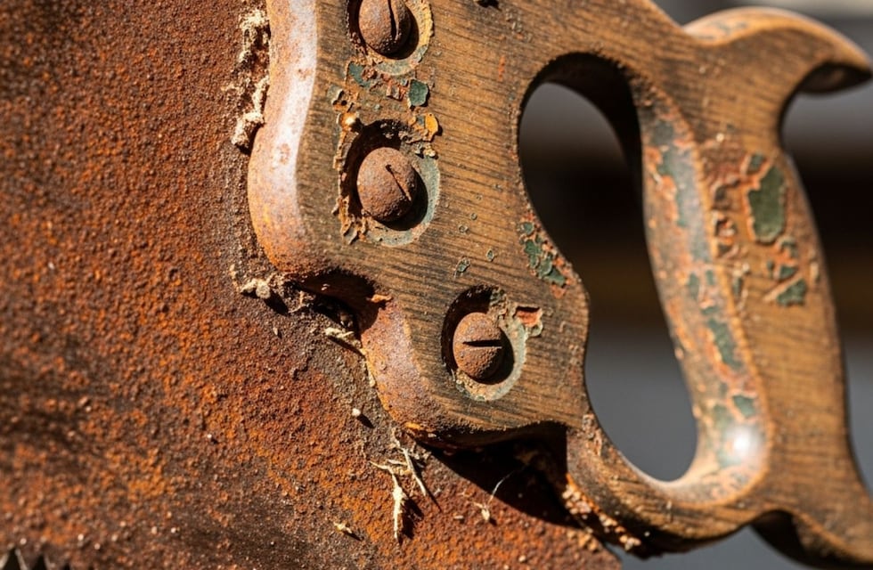 Cómo reciclar un serrucho oxidado y transformar en un tesoro para la decoración de la casa