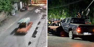 El impactante video del choque que provocó la muerte de un matrimonio