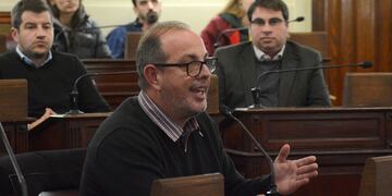 Alejandro Ambort en la Legislatura