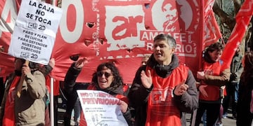 El sindicato organizó diferentes protestas y marchas contra el proyecto legislativo.