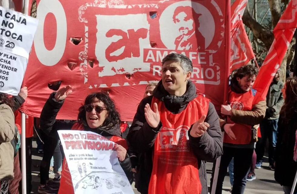 Directivos de Amsafe Rosario fueron detenidos por disturbios en Santa Fe