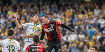 Alejo Veliz marcó el gol del triunfo auriazul en el último encuentro.
