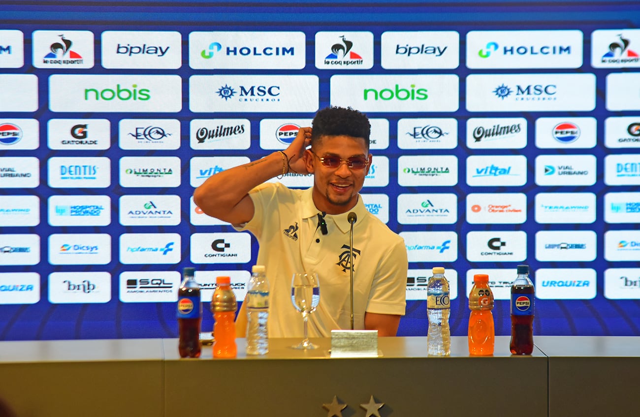 Diego Valoyes, delantero colombiano de Talleres para la temporada 2026. (Pedro Castillo / La Voz)