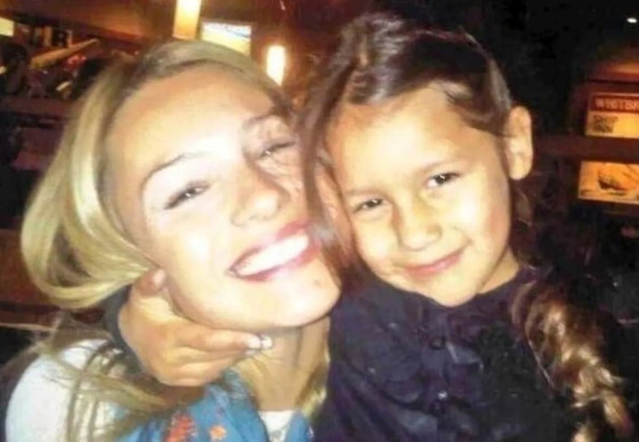 Pampita y su hija Blanca.