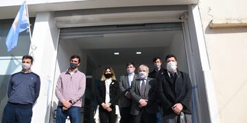 Así fue la inauguración de la sede en Tandil.