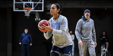 Andrea Boquete, referente en el seleccionado femenino.