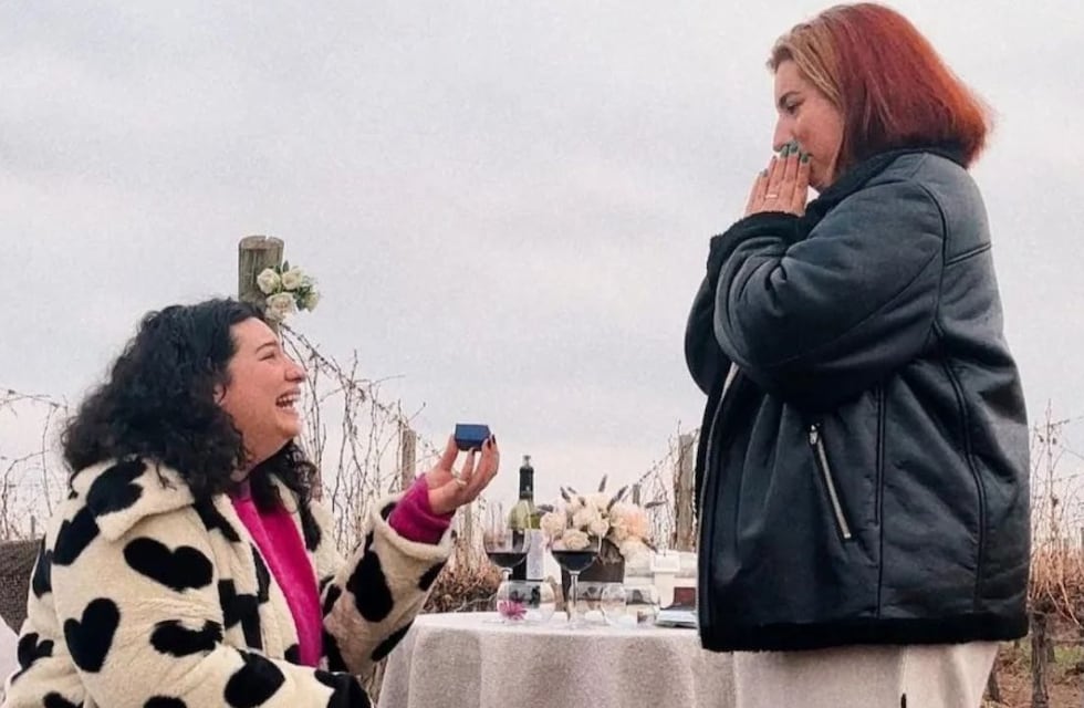 Mirá la romántica propuesta de casamiento que le hizo a su novia entre viñedos del Valle de Uco