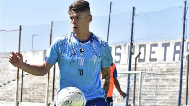 El "Wachi" Franco García, uno de los distintos en el Racing de la Tota Medina (Prensa Racing).