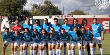 El equipo de Belgrano en la goleada ante Instituto, con varias debutantes (Prensa CAB)