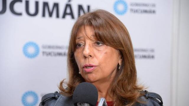 Susana Montaldo, ministra de educación de Tucumán.