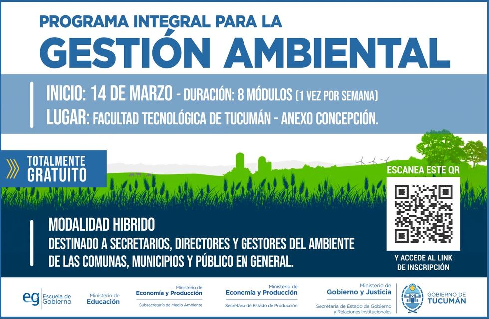 Tucumán impulsa la formación de promotores ambientales con un curso gratuito y accesible