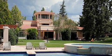 Casa Agostino, la casona de Barrancas, Maipú en donde se alojaron Mau, Ricky y Stefi. Gentileza