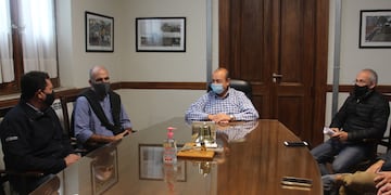El Intendente Sánchez se reunió con Horacio Oñatibia