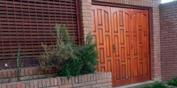 La casa asaltada en Las Margaritas.