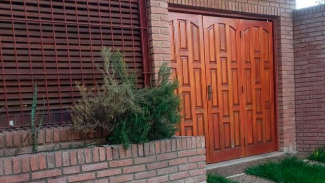 La casa asaltada en Las Margaritas.