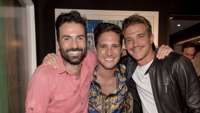 Juanchi Cané junto a Diego Boneta y Pablo Cruz-Guerrero (@juanignaciocane).