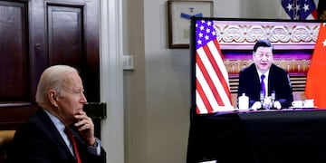 Joe Biden y XI Jinping, presidentes de EE.UU. y China respectivamente. Foto: Los Andes.