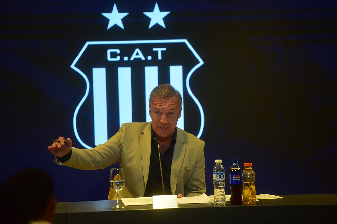 “Soy el máximo responsable”, dijo Andrés Fassi sobre el momento deportivo de Talleres. Foto: Pedro Castillo / La Voz