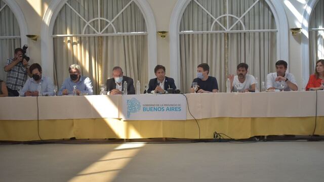 Así fue la visita del gobernador bonaerense a Tandil