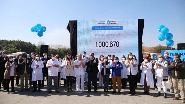 Tucumán superó el millón de vacunas aplicadas.