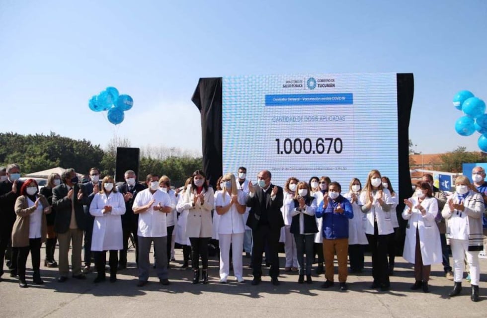 Tucumán superó el millón de vacunas colocadas contra el coronavirus