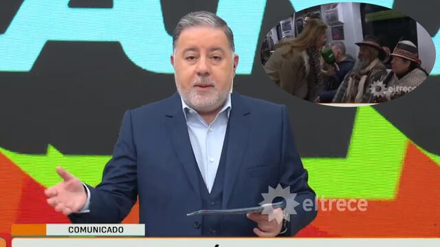 Las disculpas de Fabián Doman en "Bien de mañana". (Collage web)