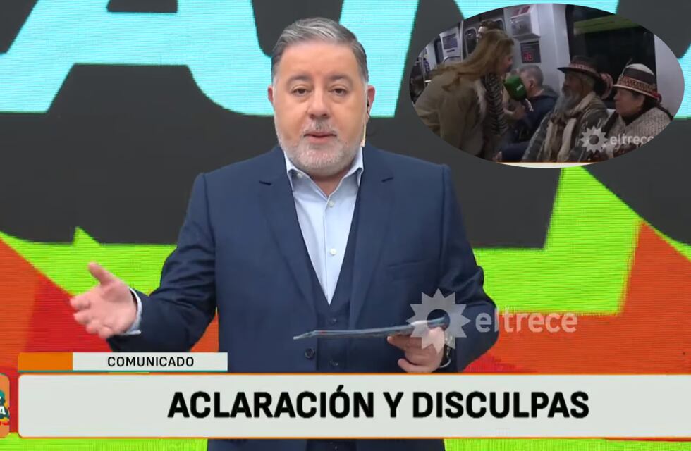 Fabián Doman pidió disculpas en vivo tras la polémica por burlarse de miembros de una comunidad originaria