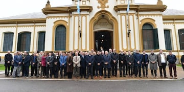 El gobernador Osvaldo Jaldo participó de los actos realizados en la entidad