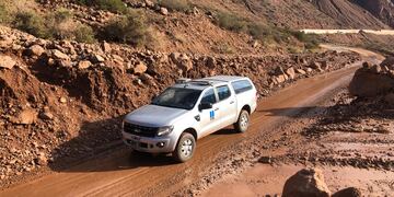 Evacuados y tránsito interrumpido en ruta 7 por los aludes en alta montaña