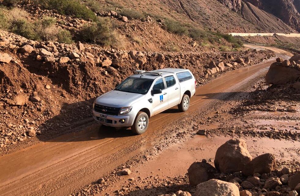Evacuados y tránsito interrumpido en ruta 7 por los aludes en alta montaña