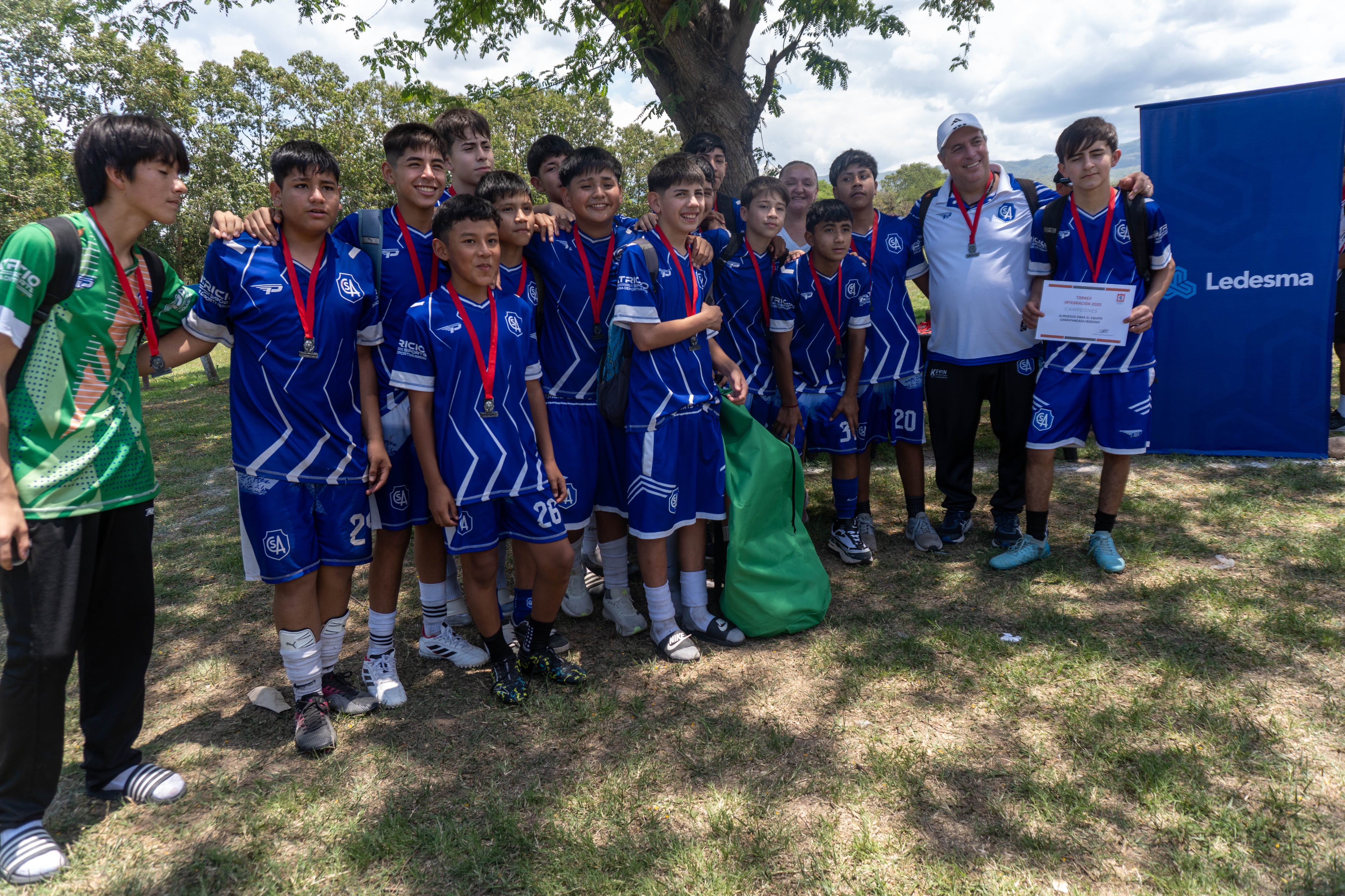 Los chicos del Club Sportivo Alberdi ganaron en la categoría 2012-2013 del Torneo Integración de Fútbol Infantil.