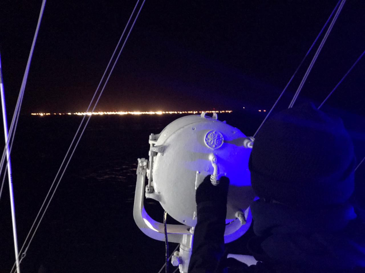 Fragata Libertad en Claromecó