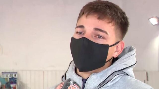 Axel Cufré realizó un esfuerzo para equiparse y abrir su taller, pero se lo desvalijaron.