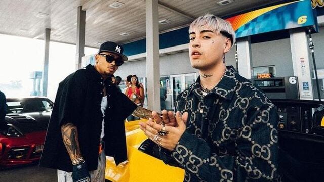 Tiago PZK y Ozuna.