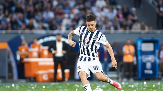 Rodrigo Garro en el Talleres-Belgrano de este domingo (Prensa Talleres)