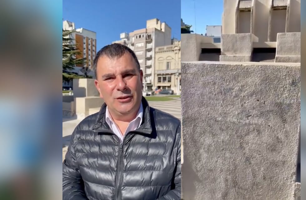 Vieyra y Bertellys repudiaron el vandalismo en la fuente de la Plaza San Martín