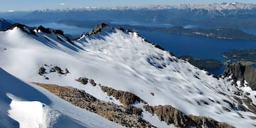 El Cerro López, dónde hoy se registró una avalancha.