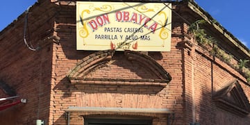 Don Obayca, el único restaurante de Cortínez.