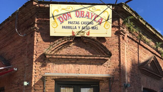 Don Obayca, el único restaurante de Cortínez.