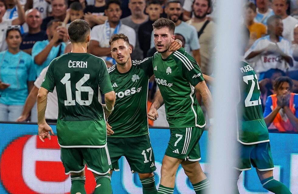 Daniel Mancini ingresó en la victoria del Panathinaikos sobre la Fiorentina en Conference League