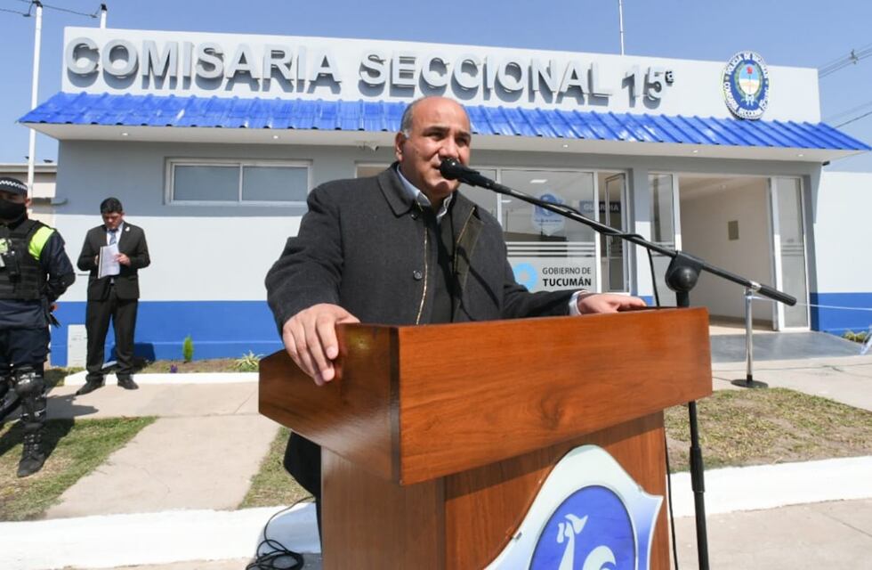 Manzur inauguró una nueva comisaría en El Manantial Sur