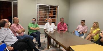 Gabriel Real se reunió en Rafaela con dirigentes del PDP del Departamento Castellanos