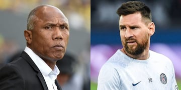 Kombouaré habló de Messi.
