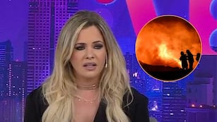 Su tristeza por el incendio en Ezeiza.