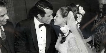 La boda de Palito y Evangelina Salazar.