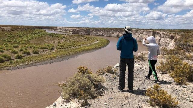 Algunos de los lugares que recorrieron durante la filmación del documental sobre el río Atuel.
