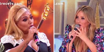 Gladys "La Bomba Tucumana" y Karina "La princesita" tuvieron una noche bastante tensa en el Cantando.